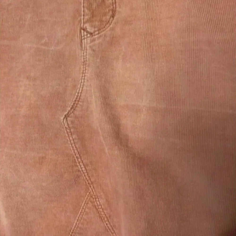 Dear John Corduroy Mini Skirt Size 29 Distressed Raw Hem Stretch Y2K Boho - Picture 4 of 9